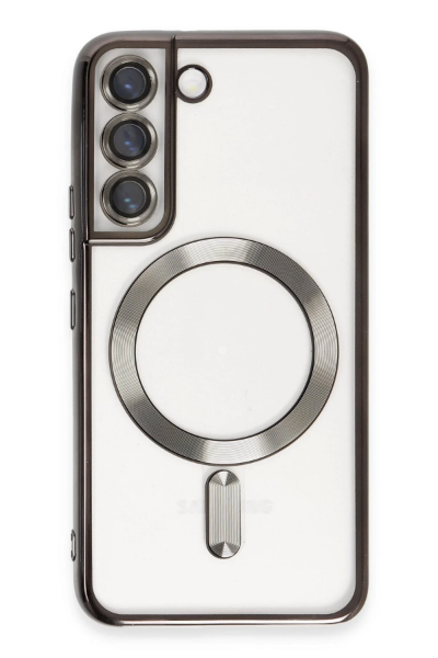 Newface Samsung Galaxy S22 Kılıf Kross Magneticsafe Kapak - Siyah resmi