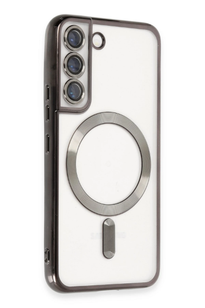 Newface Samsung Galaxy S22 Kılıf Kross Magneticsafe Kapak - Siyah resmi