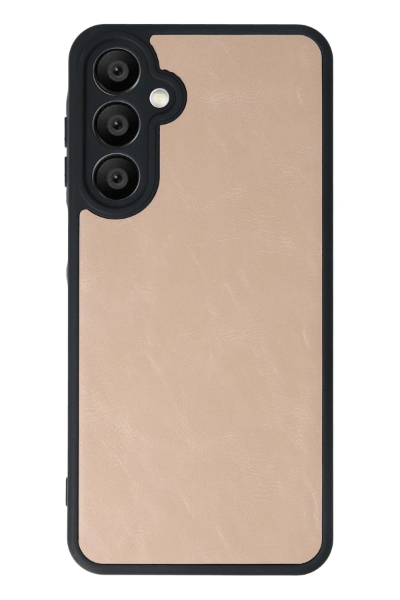 Newface Samsung Galaxy A26 Kılıf Aras Deri Kapak - Pudra resmi