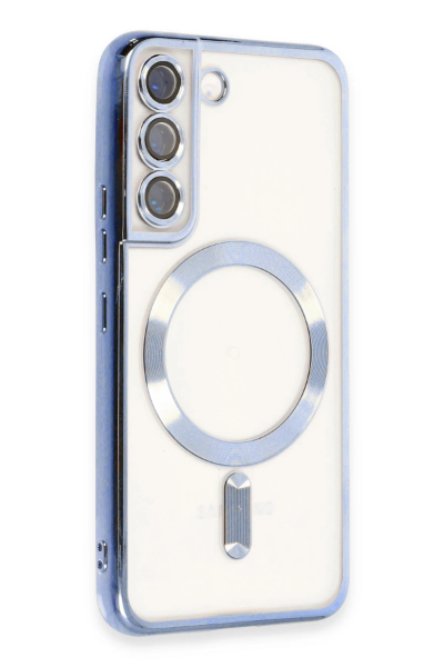 Newface Samsung Galaxy S22 Kılıf Kross Magneticsafe Kapak - Sierra Blue resmi