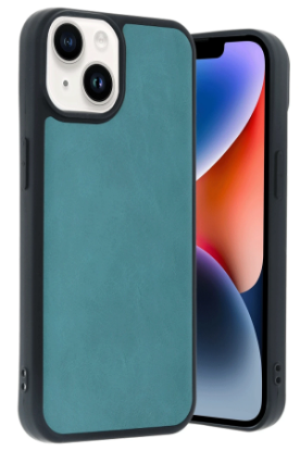 Newface iPhone 14 Kılıf Aras Deri Kapak - Açık Yeşil resmi