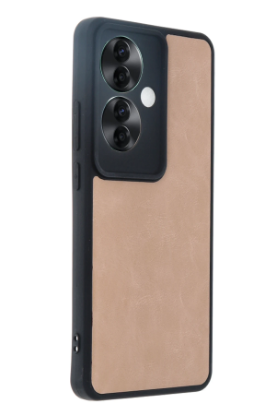 Newface Oppo Reno 11F Kılıf Aras Deri Kapak - Pudra resmi