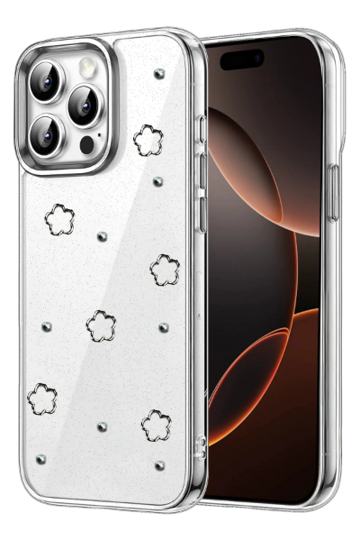 Newface Apple iPhone 15 Pro Max Fiyonk Desenli Kapak - Desen 8 resmi