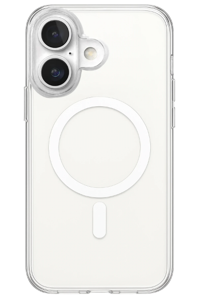 Newface iPhone 17 Kılıf Magneticsafe Şeffaf Silikon - Şeffaf resmi