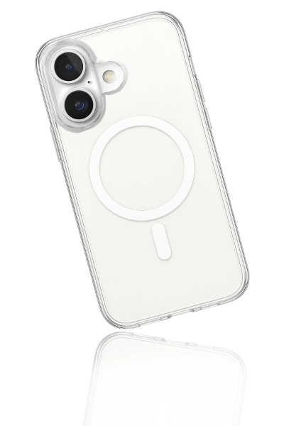 Newface iPhone 17 Kılıf Magneticsafe Şeffaf Silikon - Şeffaf resmi
