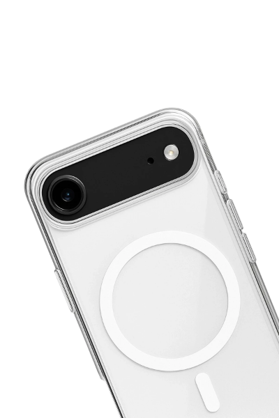 Newface iPhone 17 Air Kılıf Magneticsafe Şeffaf Silikon - Şeffaf resmi