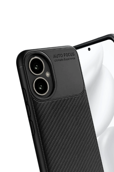Newface Honor 400 Kılıf Auto Focus Karbon Kapak - Siyah resmi