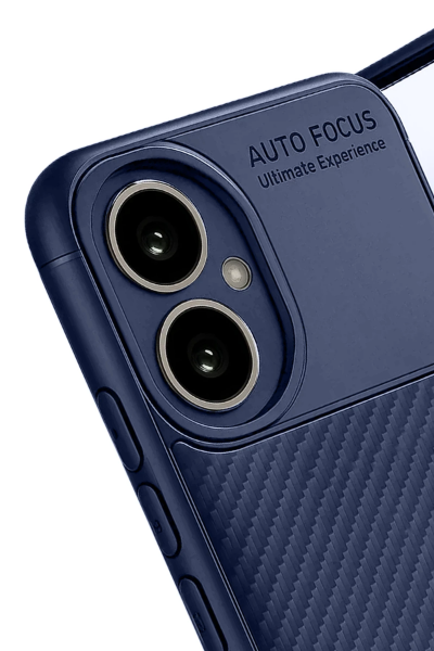 Newface Honor 400 Kılıf Auto Focus Karbon Kapak - Lacivert resmi