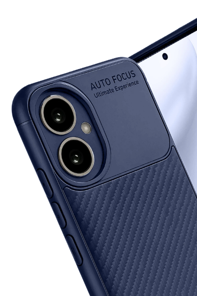 Newface Honor 400 Kılıf Auto Focus Karbon Kapak - Lacivert resmi