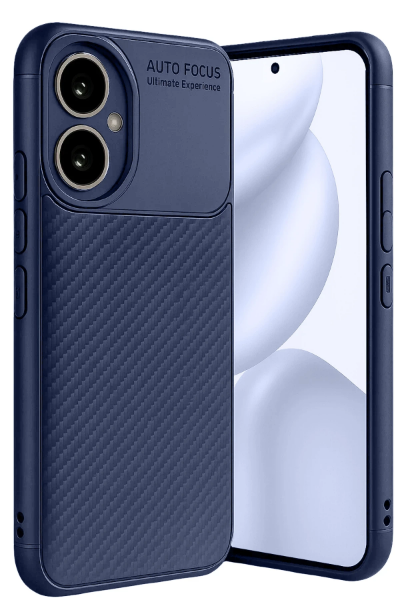 Newface Honor 400 Kılıf Auto Focus Karbon Kapak - Lacivert resmi