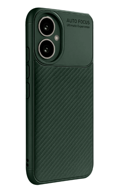 Newface Honor 400 Kılıf Auto Focus Karbon Kapak - Koyu Yeşil resmi