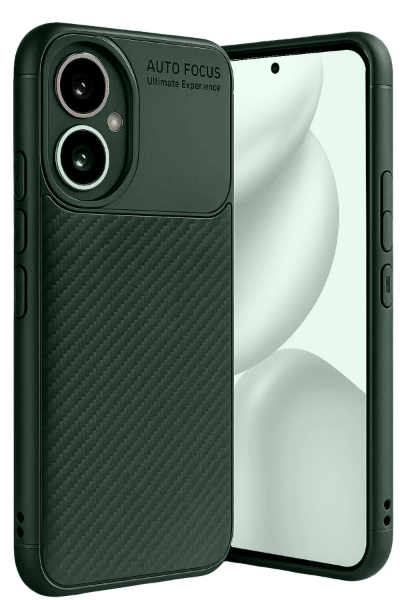 Newface Honor 400 Kılıf Auto Focus Karbon Kapak - Koyu Yeşil resmi