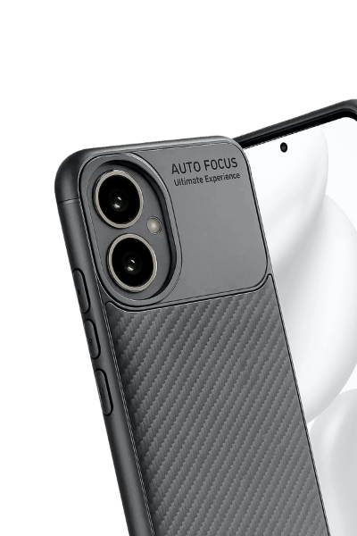 Newface Honor 400 Kılıf Auto Focus Karbon Kapak - Gri resmi