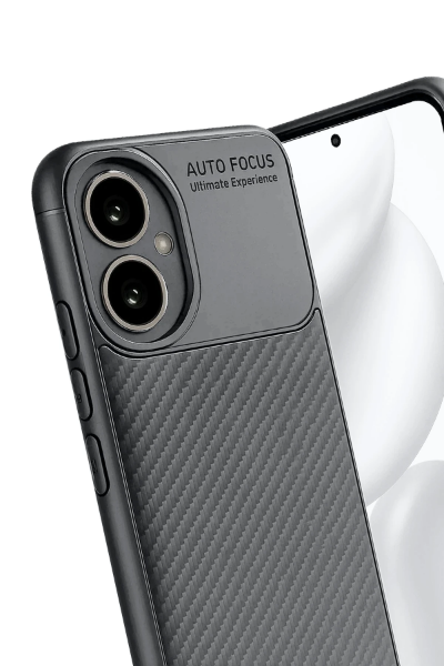 Newface Honor 400 Kılıf Auto Focus Karbon Kapak - Gri resmi