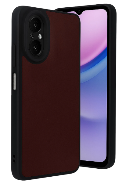 Newface Realme 12 Lite Kılıf Aras Deri Kapak - Bordo resmi