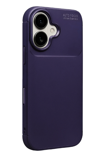 Newface Apple iPhone 17 Auto Focus Karbon Kapak - Lacivert resmi