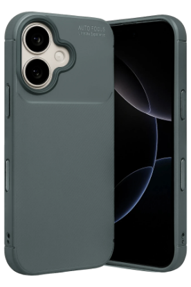 Newface Apple iPhone 17 Auto Focus Karbon Kapak - Gri resmi