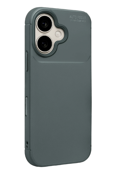 Newface Apple iPhone 17 Auto Focus Karbon Kapak - Gri resmi