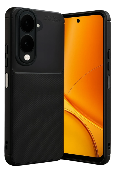 Newface Vivo Y29S Auto Focus Karbon Kapak - Siyah resmi