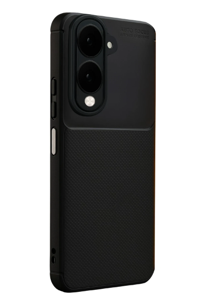 Newface Vivo Y29S Auto Focus Karbon Kapak - Siyah resmi