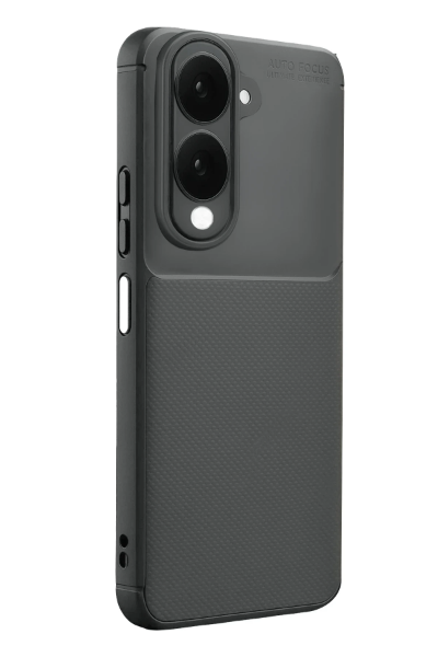 Newface Vivo Y29S Auto Focus Karbon Kapak - Gri resmi