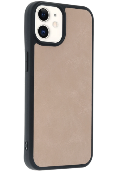 Newface iPhone 11 Kılıf Aras Deri Kapak - Pudra resmi