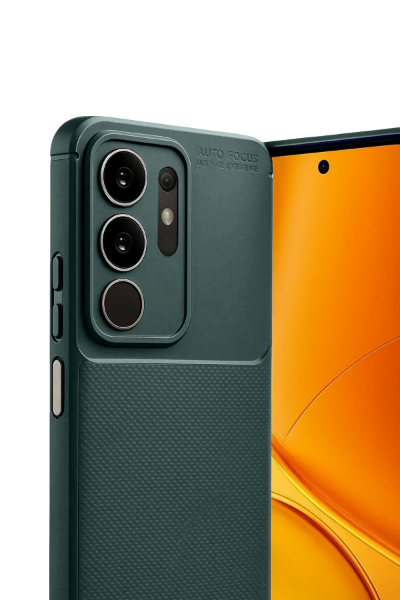 Newface Vivo Y29 4G Auto Focus Karbon Kapak - Koyu Yeşil resmi