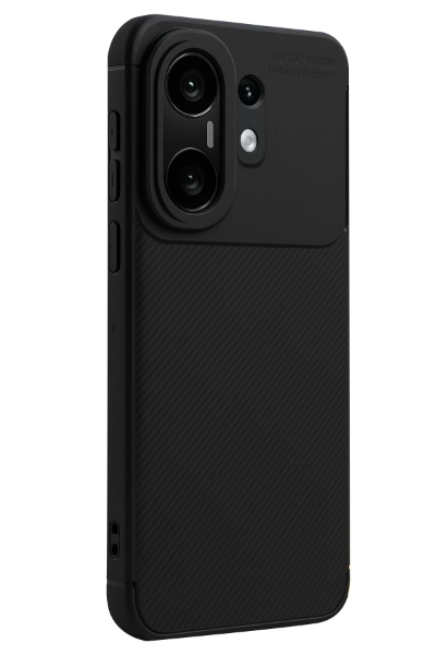 Newface Vivo X200 FE Auto Focus Karbon Kapak - Siyah resmi