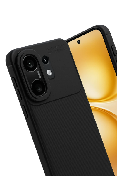 Newface Vivo X200 FE Auto Focus Karbon Kapak - Siyah resmi