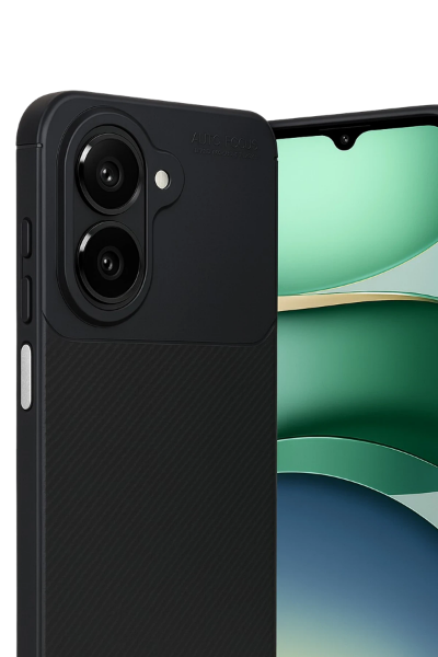 Newface Xiaomi Redmi A5 4G Auto Focus Karbon Kapak - Siyah resmi