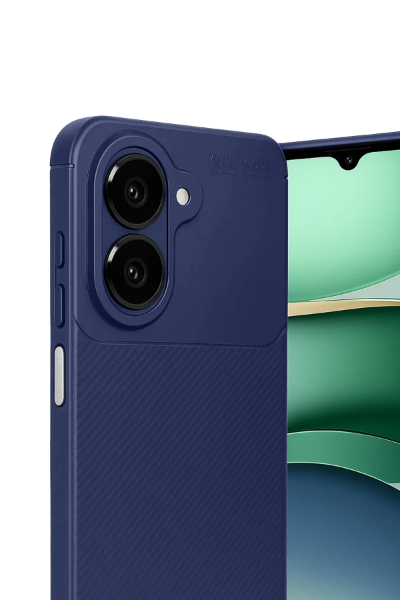 Newface Xiaomi Redmi A5 4G Auto Focus Karbon Kapak - Lacivert resmi