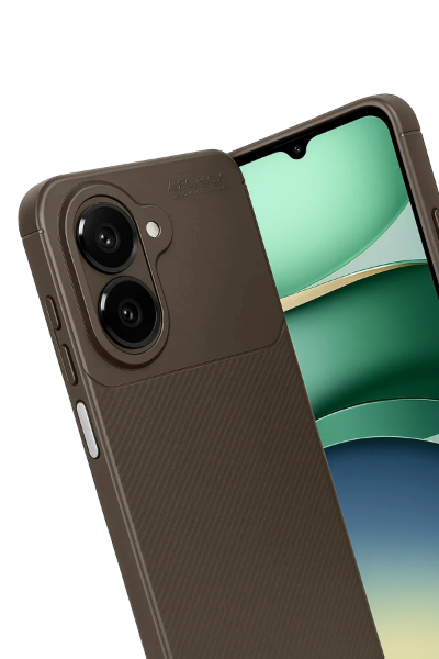 Newface Xiaomi Redmi A5 4G Auto Focus Karbon Kapak - Kahverengi resmi