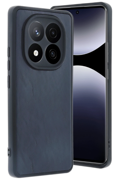 Newface Xiaomi Redmi Note 14 Pro 4G Kılıf Aras Deri Kapak - Lacivert resmi