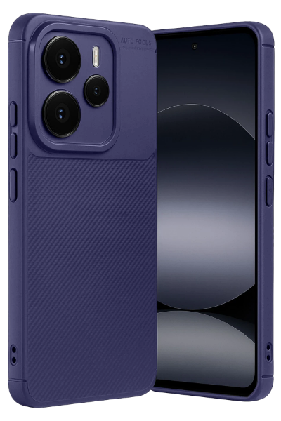 Newface Xiaomi Note 14 5G Auto Focus Karbon Kapak - Lacivert resmi