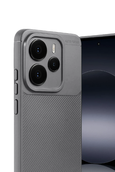 Newface Xiaomi Note 14 5G Auto Focus Karbon Kapak - Gri resmi