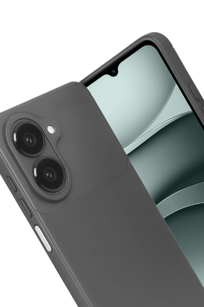 Newface Samsung Galaxy A07 Auto Focus Karbon Kapak - Gri resmi