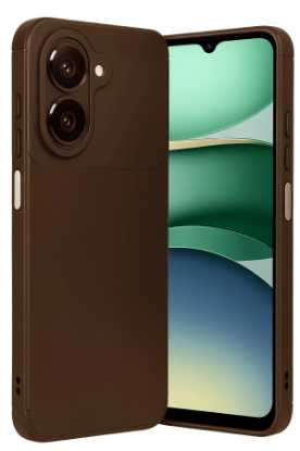 Newface Samsung Galaxy A07 Auto Focus Karbon Kapak - Kahverengi resmi