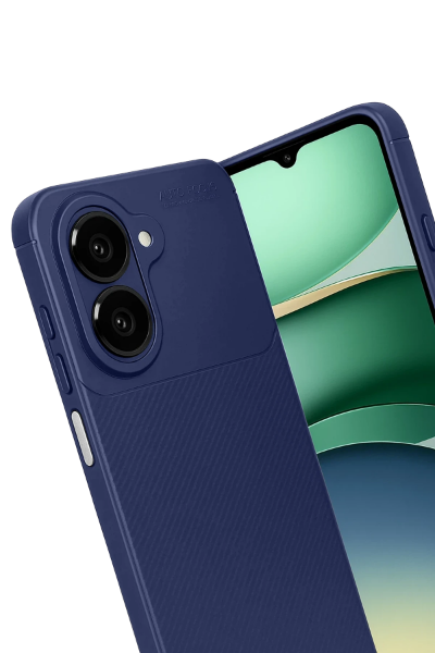 Newface Samsung Galaxy A07 Auto Focus Karbon Kapak - Lacivert resmi