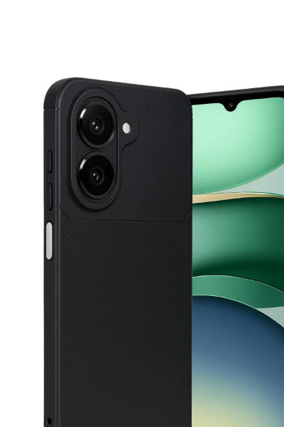 Newface Samsung Galaxy A07 Auto Focus Karbon Kapak - Siyah resmi