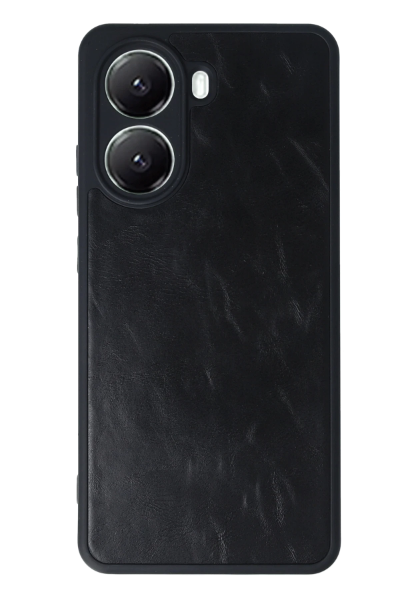 Newface Xiaomi Poco X7 Pro Kılıf Aras Deri Kapak - Siyah resmi
