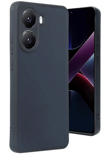 Newface Xiaomi Poco X7 Pro Kılıf Aras Deri Kapak - Lacivert resmi