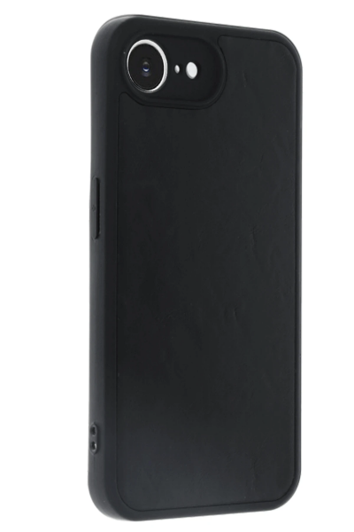 Newface iPhone 16E Kılıf Aras Deri Kapak - Siyah resmi