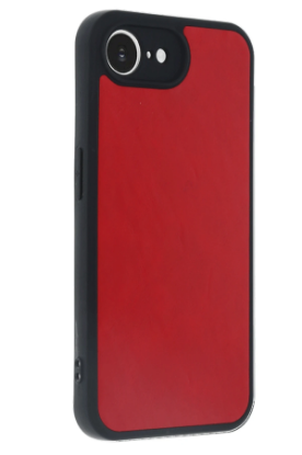 Newface iPhone 16E Kılıf Aras Deri Kapak - Kırmızı resmi