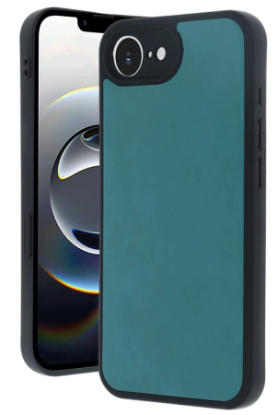 Newface iPhone 16E Kılıf Aras Deri Kapak - Açık Yeşil resmi