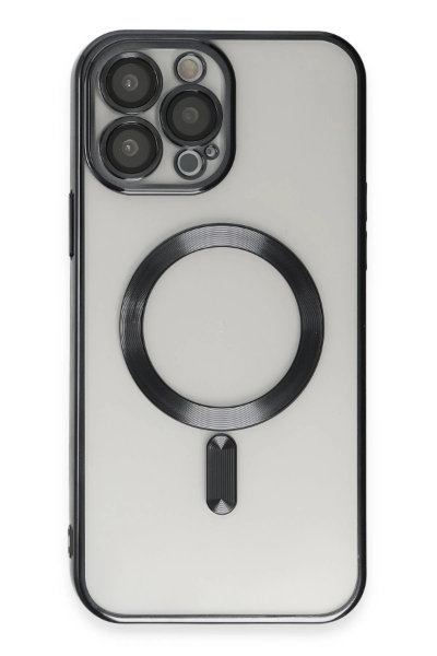 Newface iPhone 15 Pro Kılıf Kross Magneticsafe Kapak - Siyah resmi