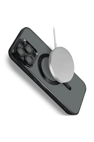 Newface iPhone 15 Pro Max Kılıf Kross Magneticsafe Kapak - Gümüş resmi