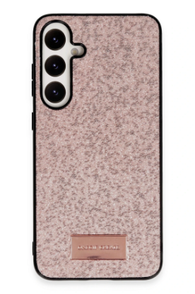 Onegif Samsung Galaxy A55 5G Bright Simli Kapak - Pembe resmi