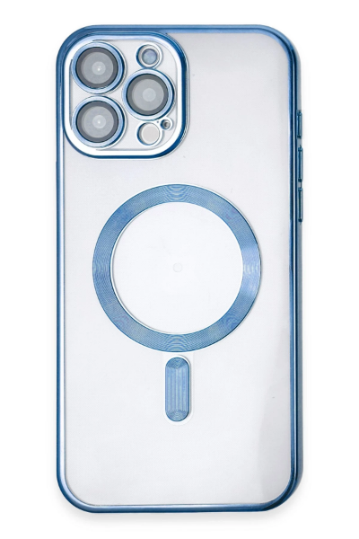 Newface iPhone 15 Pro Max Kılıf Kross Magneticsafe Kapak - Sierra Blue resmi