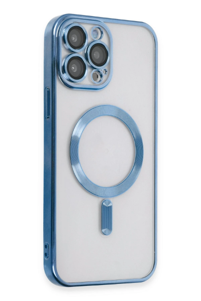 Newface iPhone 15 Pro Max Kılıf Kross Magneticsafe Kapak - Sierra Blue resmi
