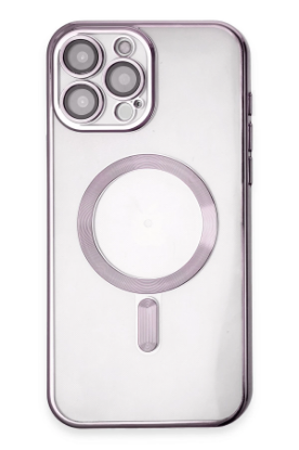 Newface iPhone 15 Pro Max Kılıf Kross Magneticsafe Kapak - Mor resmi